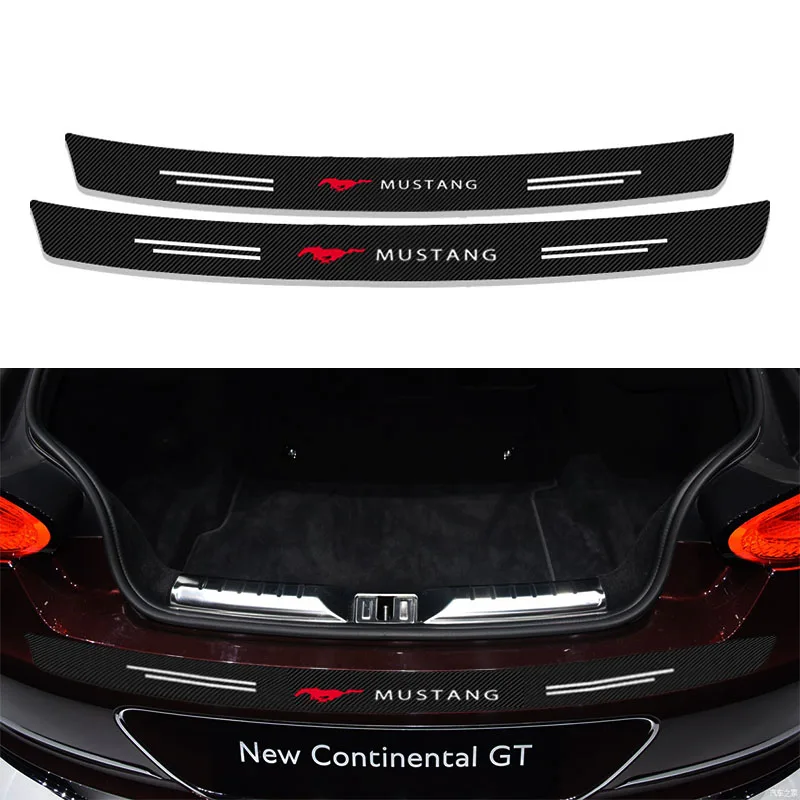 Car Carbon Fiber Trunk Rear Guard Plate Rear Bumper Trim Anti-Kicked Scratch Protection Stickers for Ford Mustang GT 2020 SHELBY
Car Carbon Fiber Trunk Rear Guard Plate Rear Bumper Trim Anti-Kicked Scratch Protection Stickers for Ford Mustang GT 2020 SHELBY