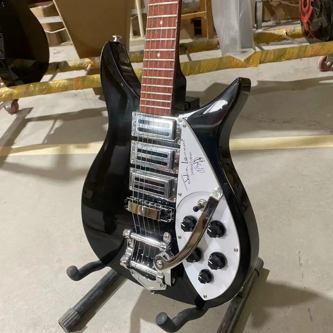Ricken 325 Electric Guitar Backer 3 Pickups Super Tremolo System Bridge John Lennon Edition Free Shipping Factory Direct
Ricken 325 Electric Guitar Backer 3 Pickups Super Tremolo System Bridge John Lennon Edition Free Shipping Factory Direct