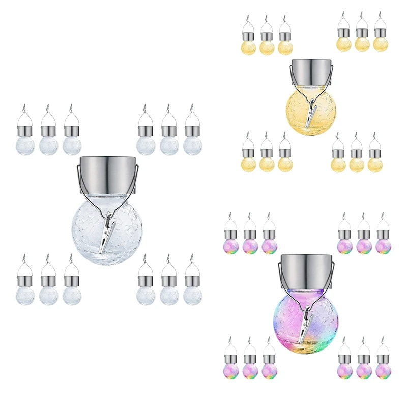 Hanging Solar Lights Outdoor 8Pack LED Solar Crackle Globe Lights Waterproof Globe Lighting Decoration
Hanging Solar Lights Outdoor 8Pack LED Solar Crackle Globe Lights Waterproof Globe Lighting Decoration