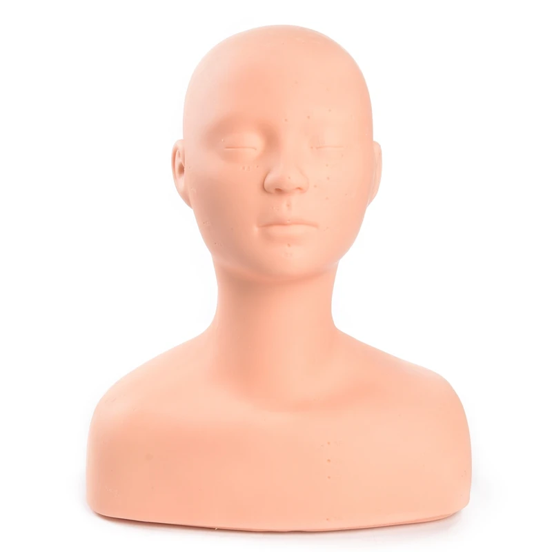 New Hot Closed Eyes Mannequin Head Massage Makeup Eyelash Extension Practice Model Hats Hairs Glasses Display for Wigs Showcase 
New Hot Closed Eyes Mannequin Head Massage Makeup Eyelash Extension Practice Model Hats Hairs Glasses Display for Wigs Showcase