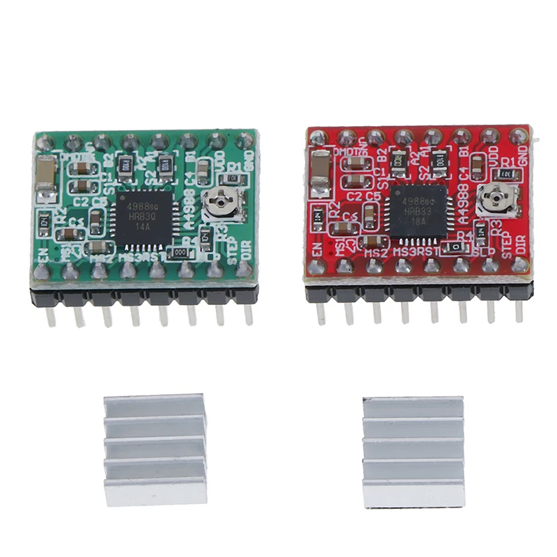 New 3D A4988 Printer Stepstick Stepper Motor Driver Reprap 4 PCB Board Replace A4988 For 3D Printer Parts Ramps +1pcs Heatsink
New 3D A4988 Printer Stepstick Stepper Motor Driver Reprap 4 PCB Board Replace A4988 For 3D Printer Parts Ramps +1pcs Heatsink