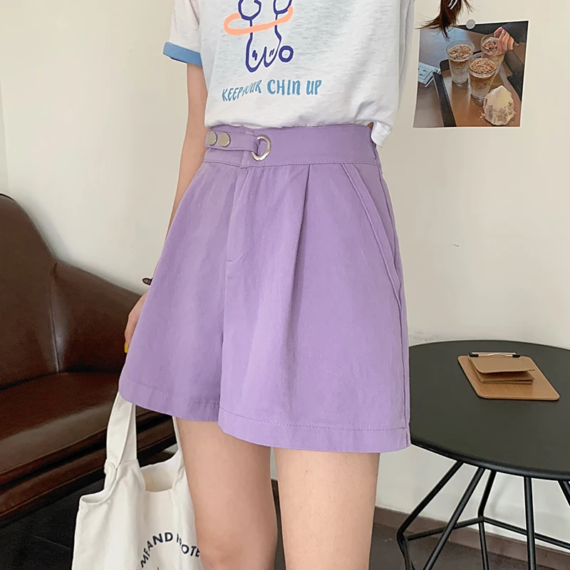 HziriP Korean Casual Chic Streetwear New 2021 Solid Fashion High Waist Loose Wide Leg Hot Femme Sexy Women All-Match Shorts
HziriP Korean Casual Chic Streetwear New 2021 Solid Fashion High Waist Loose Wide Leg Hot Femme Sexy Women All-Match Shorts