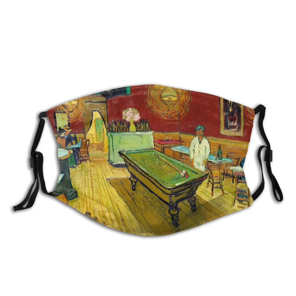 Painting Art Vincent Van Gogh Paintings Artist The Night Cafe Reusable Mouth Face Mask Anti Haze Cold Proof with Filters Winter
Painting Art Vincent Van Gogh Paintings Artist The Night Cafe Reusable Mouth Face Mask Anti Haze Cold Proof with Filters Winter