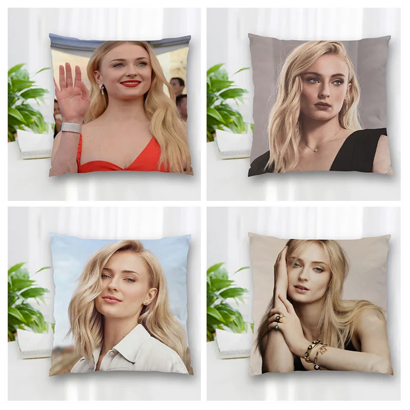 Hot Sale Custom Sophie Turner Square Pillowcase Zipper Double-Sided Pillowcase Living Room Bedroom Multi-Size 35x35cm 60x60cm
Hot Sale Custom Sophie Turner Square Pillowcase Zipper Double-Sided Pillowcase Living Room Bedroom Multi-Size 35x35cm 60x60cm