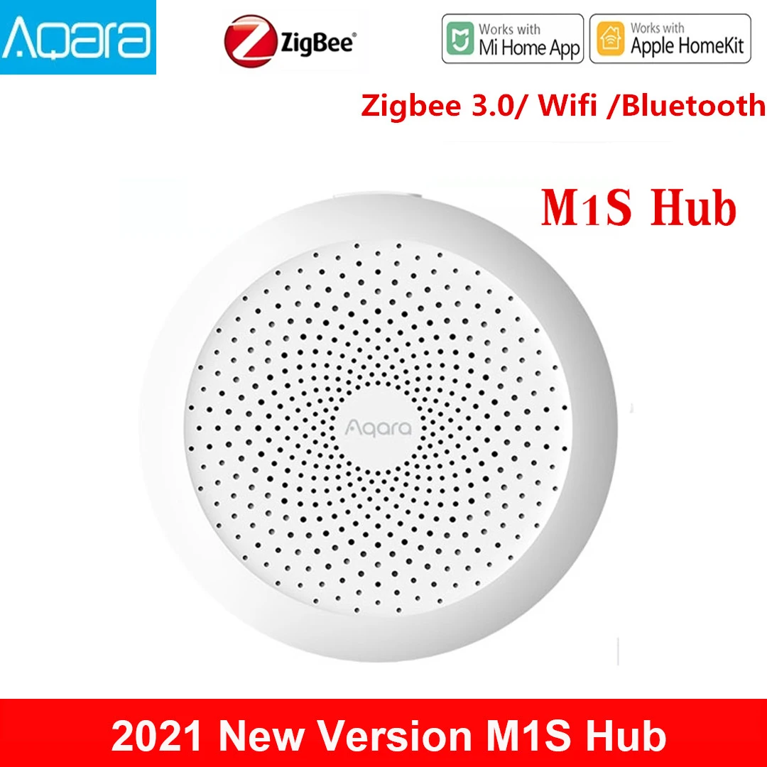 

Блок управления умным домом Aqara M1S Gateway 3 Zigbee 2021, Wi-Fi, с RGB-подсветкой