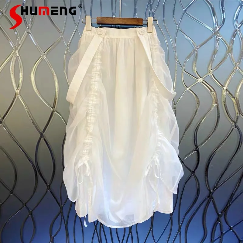 2021 Summer New Fashion Sweet Graceful Solid Color Mid-calf Skirt Ladies High Waist Slimming Drawstring Casual Suspender Skirt
2021 Summer New Fashion Sweet Graceful Solid Color Mid-calf Skirt Ladies High Waist Slimming Drawstring Casual Suspender Skirt
