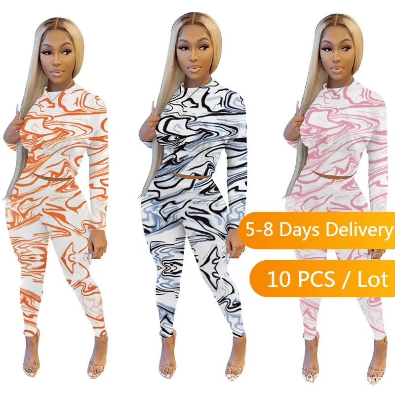Wholesale Clothes Printed Two Piece Set Crop Top and Pencil Pants Set Fall Clothes for Women Streetwear 2 Piece Bodycon Outfits
Wholesale Clothes Printed Two Piece Set Crop Top and Pencil Pants Set Fall Clothes for Women Streetwear 2 Piece Bodycon Outfits