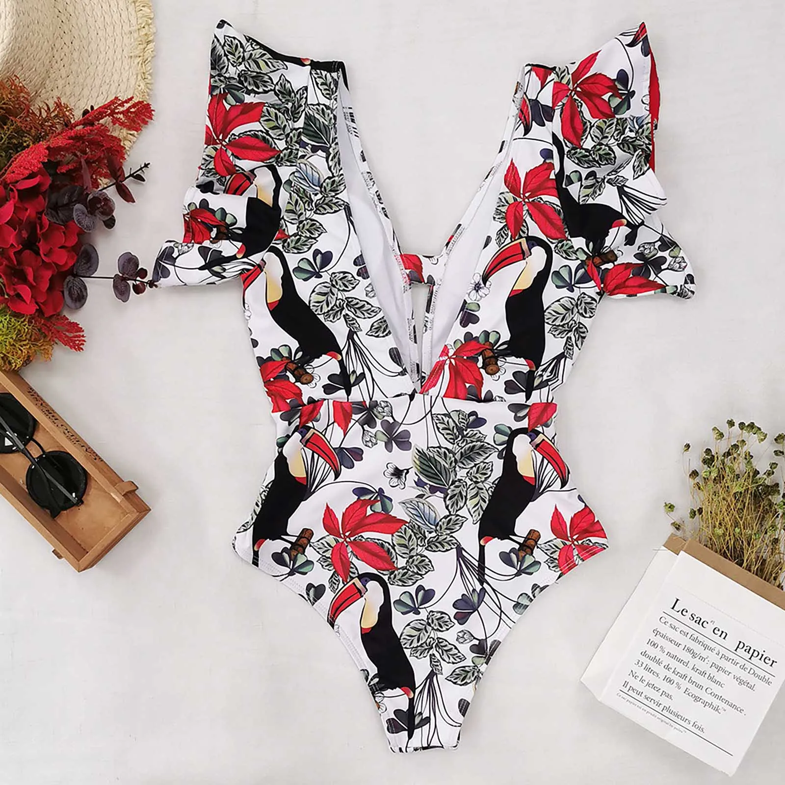 Women's Swimming Suit 2021 Women's Sexy Leaf Printed Straps Bikini Double Strap High Waist Swimsuit bathing suit women biquini
Women's Swimming Suit 2021 Women's Sexy Leaf Printed Straps Bikini Double Strap High Waist Swimsuit bathing suit women biquini