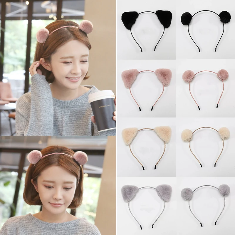 Sweet Cat Ears Head Bands Fashion Hair Bezel Balls Plush Hairband Women Girls Lovely Hair Hoop Birthday Party Hair Accessories
Sweet Cat Ears Head Bands Fashion Hair Bezel Balls Plush Hairband Women Girls Lovely Hair Hoop Birthday Party Hair Accessories