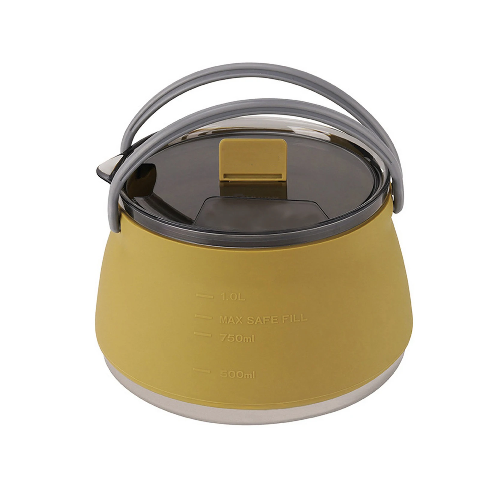 Силиконовый складной чайник, портативный, открытый огонь для кемпинга, кофе, чая, кастрюля для кемпинга, пеших прогулок
Силиконовый складной чайник, портативный, открытый огонь для кемпинга, кофе, чая, кастрюля для кемпинга, пеших прогулок