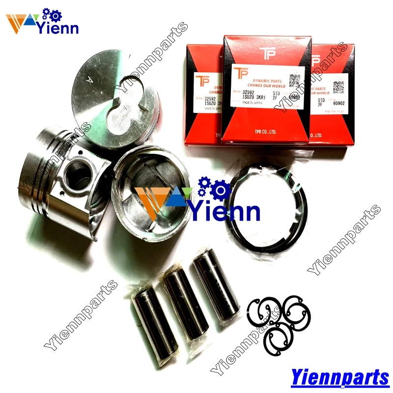 3KR1 Piston 8-97176-831-0 With Piston Ring 5-12121-031-0 For ISUZU Midi Excavator S90 S90FX 3KR1 Diesel Engine Repair Parts
3KR1 Piston 8-97176-831-0 With Piston Ring 5-12121-031-0 For ISUZU Midi Excavator S90 S90FX 3KR1 Diesel Engine Repair Parts