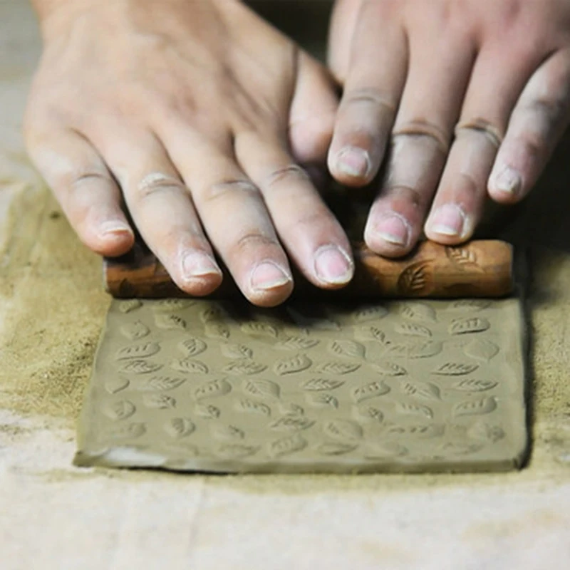 Pottery Tools Wooden Embossing Stick Pattern Rolling Clay Pin Wooden Hand Roller Clay Stamp Clay Pattern Roller
Pottery Tools Wooden Embossing Stick Pattern Rolling Clay Pin Wooden Hand Roller Clay Stamp Clay Pattern Roller