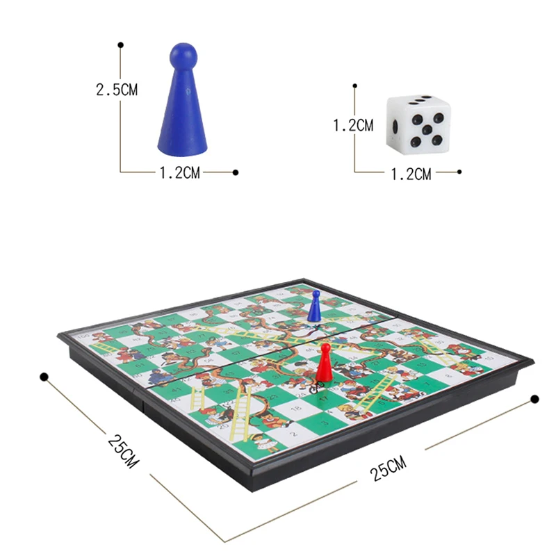 Montessori Toy Foldable Magnetic Snake And Ladders Chess Game Brain Training Interactive Educational Gift For Children 
Montessori Toy Foldable Magnetic Snake And Ladders Chess Game Brain Training Interactive Educational Gift For Children