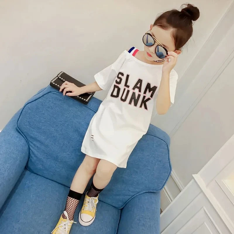 2021 Fashion Teens Kids Dresses for Princess Girls one Shoulder Letter Print Dress 3 4 5 6 8 12 Years Children's Summer Clothing
2021 Fashion Teens Kids Dresses for Princess Girls one Shoulder Letter Print Dress 3 4 5 6 8 12 Years Children's Summer Clothing