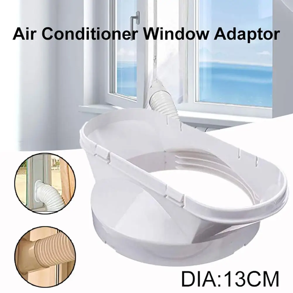 New 1Pc 13cm Portable Plastic Air Conditioner Window Plate Exhaust Hose Connector Duct Adapter
New 1Pc 13cm Portable Plastic Air Conditioner Window Plate Exhaust Hose Connector Duct Adapter
