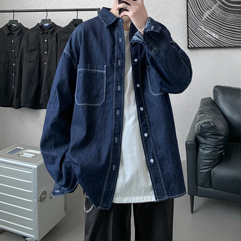 Men's Oversized Shirts Denim Mens Fashion Cotton Blouse 5xl Oversize Long Sleeves Dress Shirt for Men Man Clothing Casual
Men's Oversized Shirts Denim Mens Fashion Cotton Blouse 5xl Oversize Long Sleeves Dress Shirt for Men Man Clothing Casual