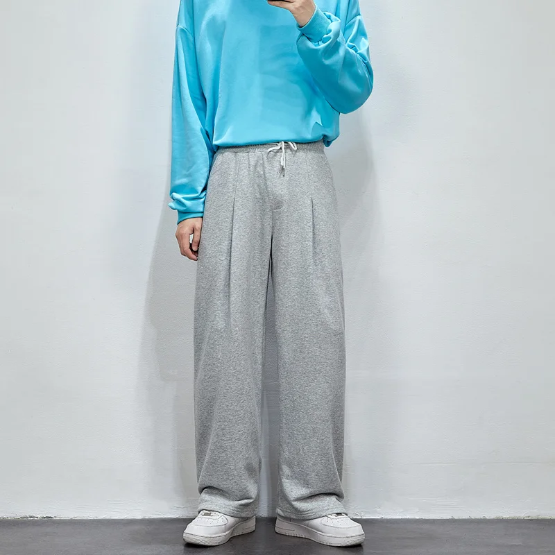 Black Gray White Casual Pants Men Fashion Drawstring Sweatpants Men Streetwear Loose Hip-hop Straight Pants Mens Trousers M-2XL
Black Gray White Casual Pants Men Fashion Drawstring Sweatpants Men Streetwear Loose Hip-hop Straight Pants Mens Trousers M-2XL
