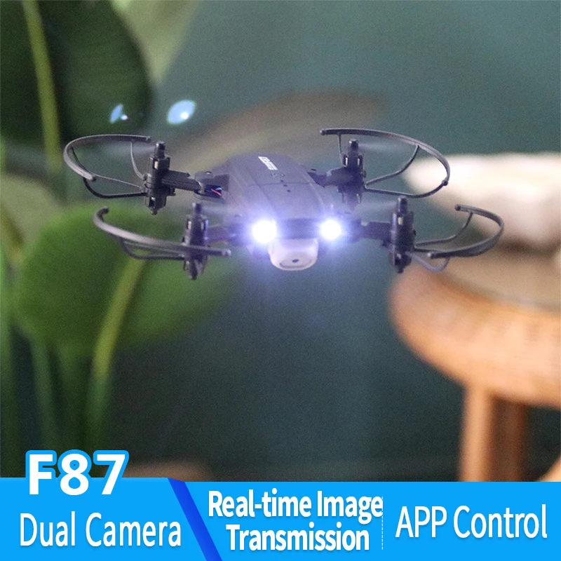 F87 RC мини-Дрон 4K HD Двойная камера Профессиональная аэрофотосъемка Wi-Fi FPV складной Квадрокоптер игрушки для удержания высоты
F87 RC мини-Дрон 4K HD Двойная камера Профессиональная аэрофотосъемка Wi-Fi FPV складной Квадрокоптер игрушки для удержания высоты