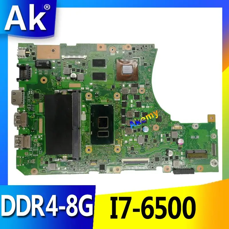 AK X556UV Laptop motherboard DDR4 8g RAM I7-6500 for ASUS X556UQ X556UV X556UB X556UR X556U Test mainboard X556UV motherboard
AK X556UV Laptop motherboard DDR4 8g RAM I7-6500 for ASUS X556UQ X556UV X556UB X556UR X556U Test mainboard X556UV motherboard