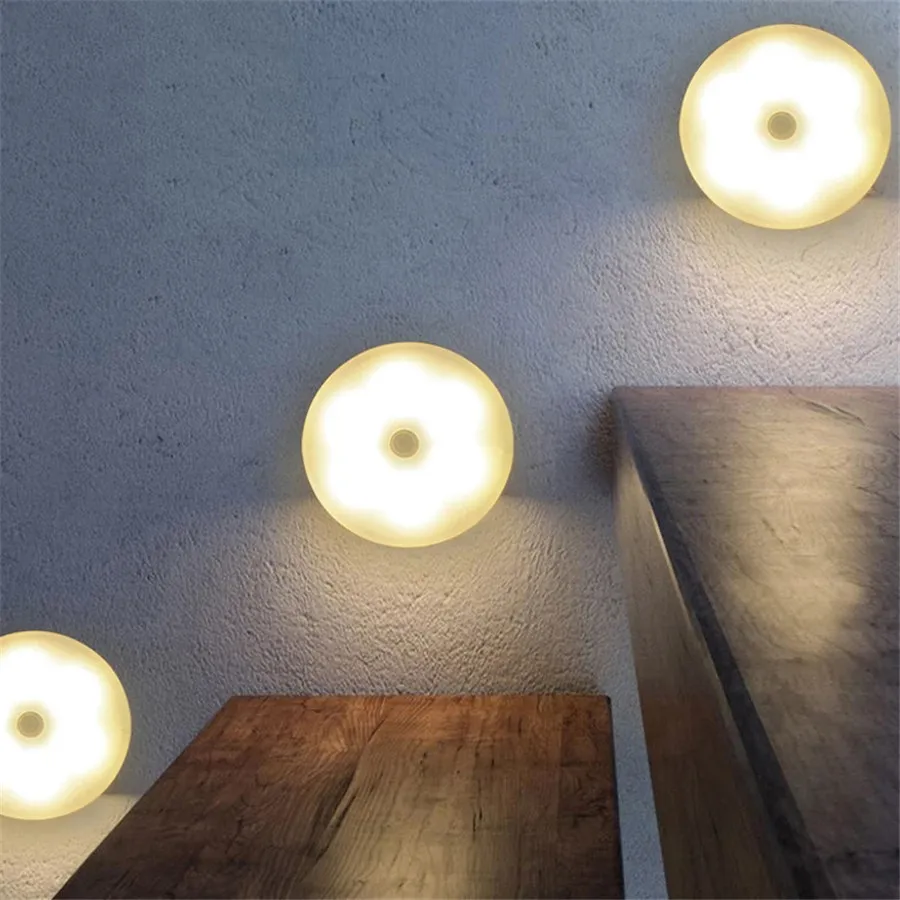 Движения Сенсор светодиодный ночной Светильник USB Перезаряжаемые Спальня настенный светильник Лестницы шаг светильник шкаф коридор шкаф К... 
Движения Сенсор светодиодный ночной Светильник USB Перезаряжаемые Спальня настенный светильник Лестницы шаг светильник шкаф коридор шкаф К...