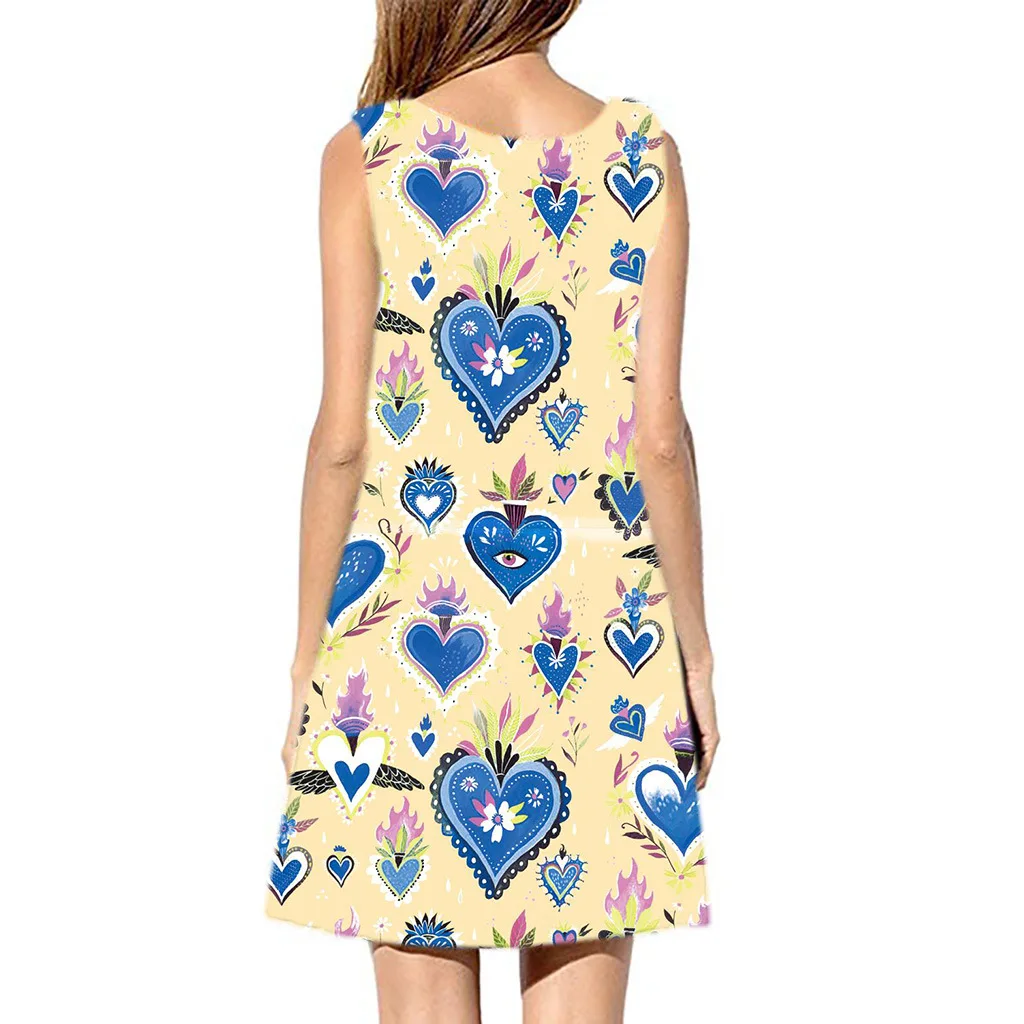 New 2021 Spring and Summer S-5xl Large Women's Sleeveless Loose Back Zipper Dress Boho Dress Vintage Dress for Pregnant Women
New 2021 Spring and Summer S-5xl Large Women's Sleeveless Loose Back Zipper Dress Boho Dress Vintage Dress for Pregnant Women