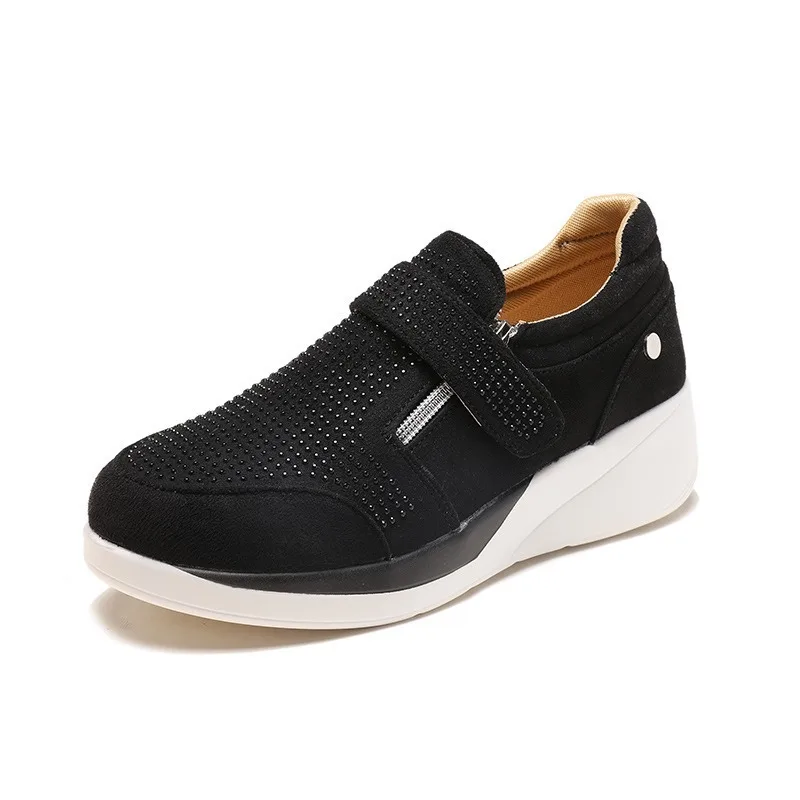 Women Casual Shoes 2021 New Fashion Wedge Flat Shoes Zipper Lace Up Comfortable Ladies Sneakers Female Vulcanized Shoes
Women Casual Shoes 2021 New Fashion Wedge Flat Shoes Zipper Lace Up Comfortable Ladies Sneakers Female Vulcanized Shoes