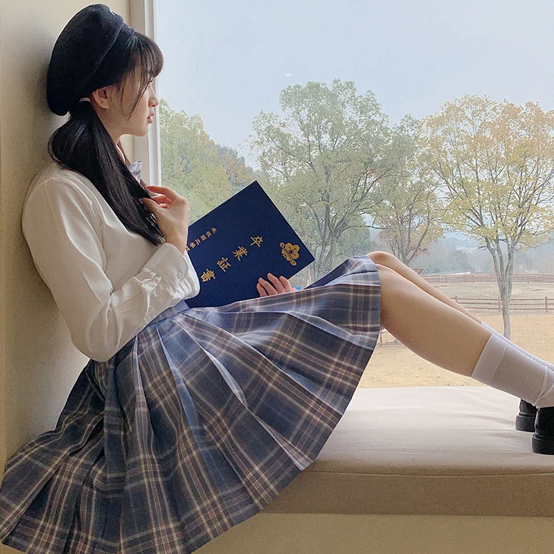 2021 High Waist Plaid Skirt Women Summer Stitching Student Pleated Skirts Cute Girls Dance Mini JK Uniform Skirts
2021 High Waist Plaid Skirt Women Summer Stitching Student Pleated Skirts Cute Girls Dance Mini JK Uniform Skirts