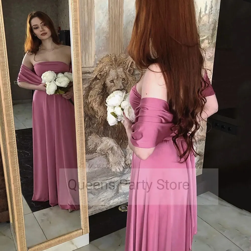 Strapless Evening Dresses A-line Off-the-shoulder Sweep/Brush Party Dresses Floor length Sleeveless Banbage Party Gowns
Strapless Evening Dresses A-line Off-the-shoulder Sweep/Brush Party Dresses Floor length Sleeveless Banbage Party Gowns