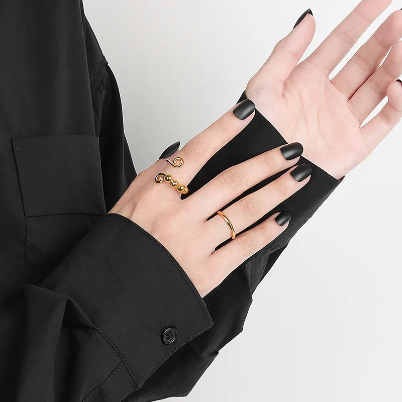 fidget beads rings Rotate Freely Anti Stress Anxiety Ring for women girl Single Coil Antistress Spiral Beads Rotate Toy jewlery
fidget beads rings Rotate Freely Anti Stress Anxiety Ring for women girl Single Coil Antistress Spiral Beads Rotate Toy jewlery