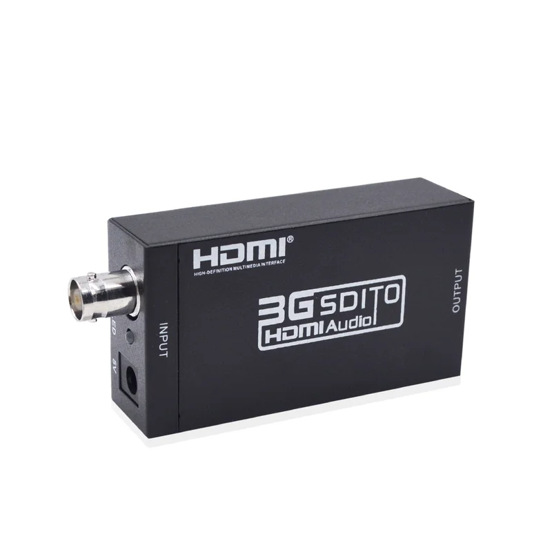 Преобразователь Аудио-и видеосигнала SDI в HDMI-совместимый адаптер BNC-HDMI HD 3G для