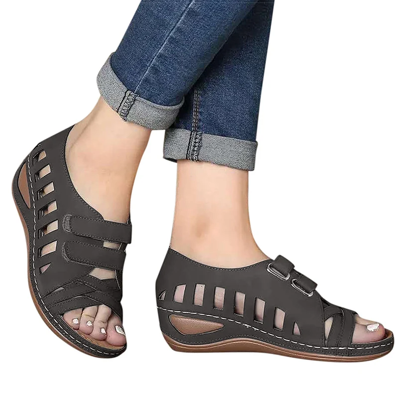 Women Sandals Soft Leather Wedges Shoes For Women Summer Sandals 2020 Casual Shoes Female Heels Sandals Wedge
Women Sandals Soft Leather Wedges Shoes For Women Summer Sandals 2020 Casual Shoes Female Heels Sandals Wedge