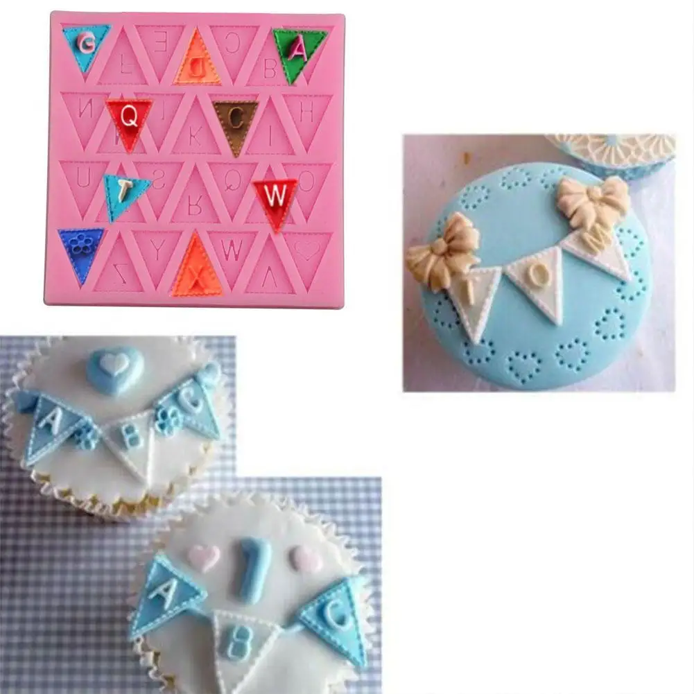 Triangular Capital Letters Silicone Fondant Cake Mold English Baking Letters Mold X1K0
Triangular Capital Letters Silicone Fondant Cake Mold English Baking Letters Mold X1K0