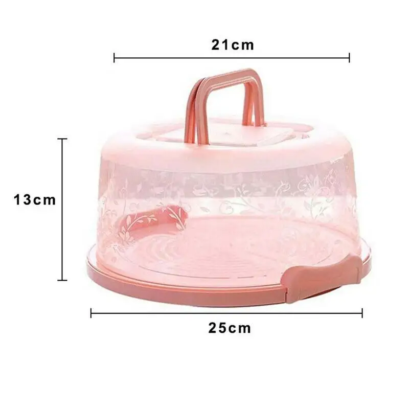 Portable Cake Storage Box Round Birthday Wedding Kitchen Baking Container Cake Box Cupcake Dessert Fruit Storage Rack 3 Colors
Portable Cake Storage Box Round Birthday Wedding Kitchen Baking Container Cake Box Cupcake Dessert Fruit Storage Rack 3 Colors