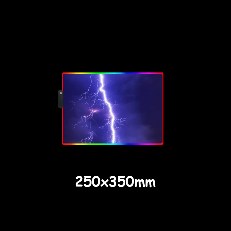 XGZ RGB large size purple lightning pattern mouse pad LED luminous colorful table mat
XGZ RGB large size purple lightning pattern mouse pad LED luminous colorful table mat