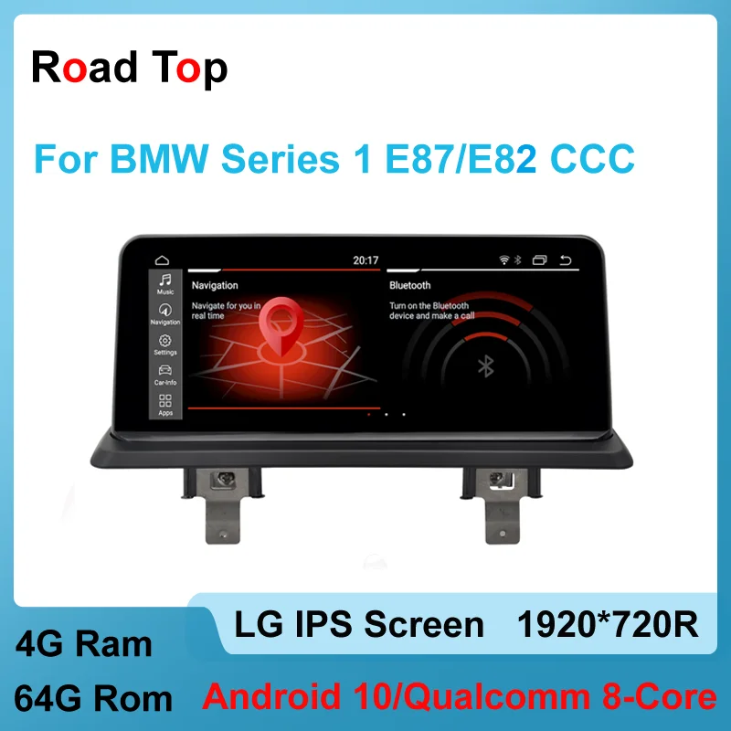 10.25" 1920*720R Android 10 Screen for BMW Series 1/X3 E87/E83 CCC 2004-2012 with GPS Navigation WIFI Stereo Multimedia Player
10.25" 1920*720R Android 10 Screen for BMW Series 1/X3 E87/E83 CCC 2004-2012 with GPS Navigation WIFI Stereo Multimedia Player