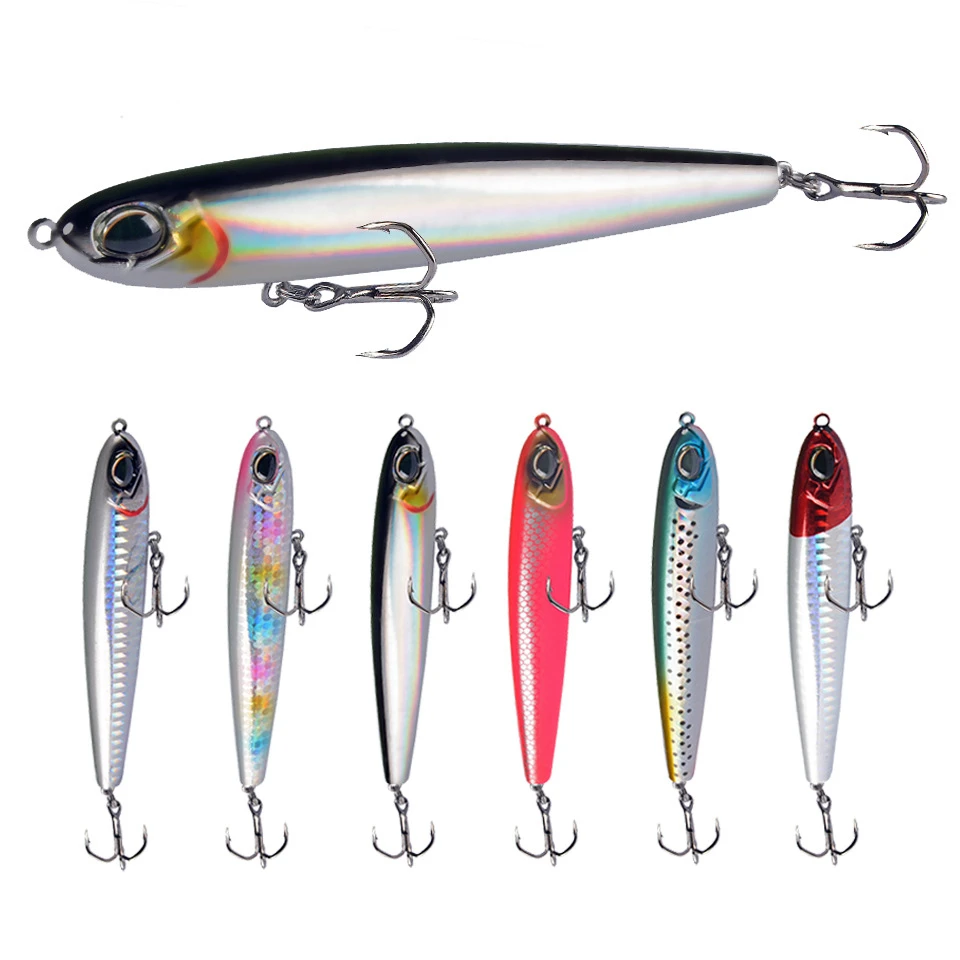 2021 Pencil Fishing Lure Sinking Weights 16g 110mm Winter Fishing Accessories Hooks Artificial Bait Goods Pike Lures Carp Fish
2021 Pencil Fishing Lure Sinking Weights 16g 110mm Winter Fishing Accessories Hooks Artificial Bait Goods Pike Lures Carp Fish