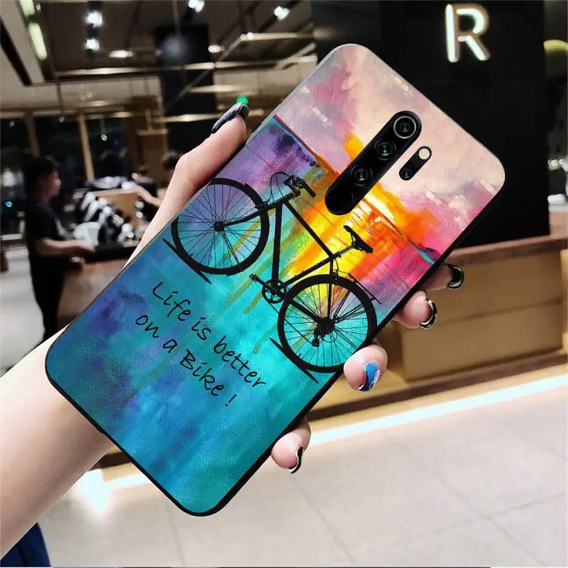 Dabieshu Bicycle Bike Sport Black TPU Soft Phone Case for Redmi Note 9 8 8T 8A 7 6 6A Go Pro Max Redmi 9 K20
Dabieshu Bicycle Bike Sport Black TPU Soft Phone Case for Redmi Note 9 8 8T 8A 7 6 6A Go Pro Max Redmi 9 K20