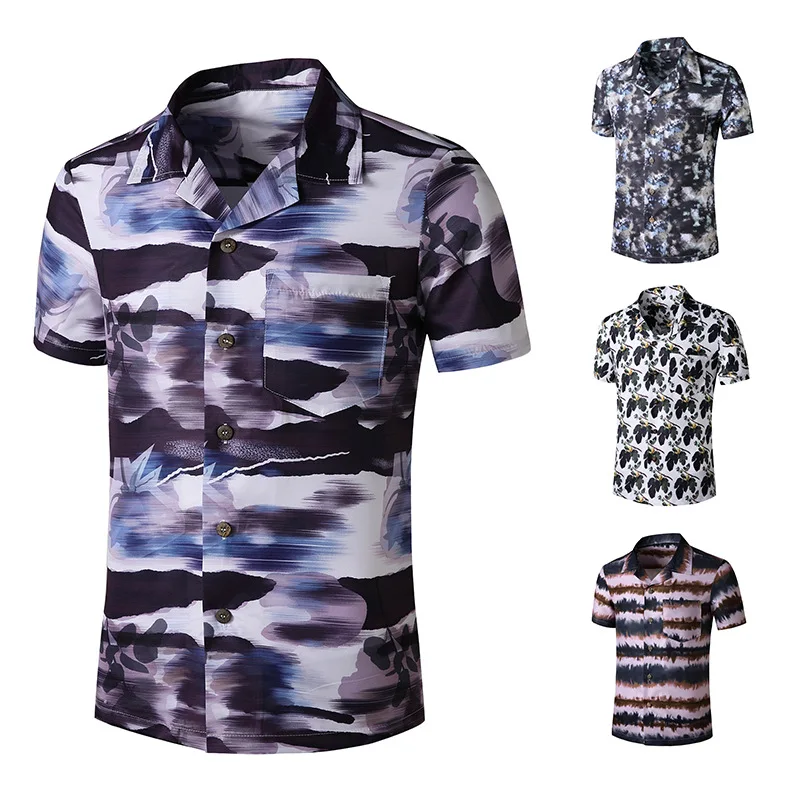 Мужская свободная рубашка с коротким рукавом и отложным воротником, пляжный кардиган в гавайском стиле, Повседневная однобортная рубашка с...
Мужская свободная рубашка с коротким рукавом и отложным воротником, пляжный кардиган в гавайском стиле, Повседневная однобортная рубашка с...