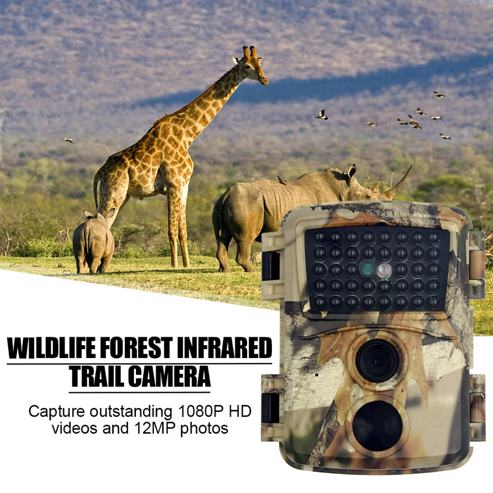 PR600 Hunting Trail Camera 12MP 1080P PIR IR Wildlife Scouting Cam Night Vision 1200W Wildlife Chasse Cameras Surveillance 0.8s
PR600 Hunting Trail Camera 12MP 1080P PIR IR Wildlife Scouting Cam Night Vision 1200W Wildlife Chasse Cameras Surveillance 0.8s