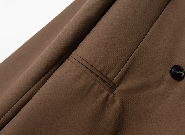 Women's Solid Color Blazer Straight Double Breasted Long Sleeve Spring 2022 New Office Lady Simple Suit Coat Cardigan
Women's Solid Color Blazer Straight Double Breasted Long Sleeve Spring 2022 New Office Lady Simple Suit Coat Cardigan