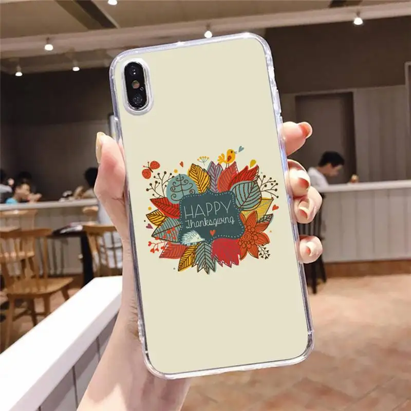 Thanksgiving Fallen leaves Phone Case Transparent for iPhone 6 7 8 11 12 s mini pro X XS XR MAX Plus
Thanksgiving Fallen leaves Phone Case Transparent for iPhone 6 7 8 11 12 s mini pro X XS XR MAX Plus