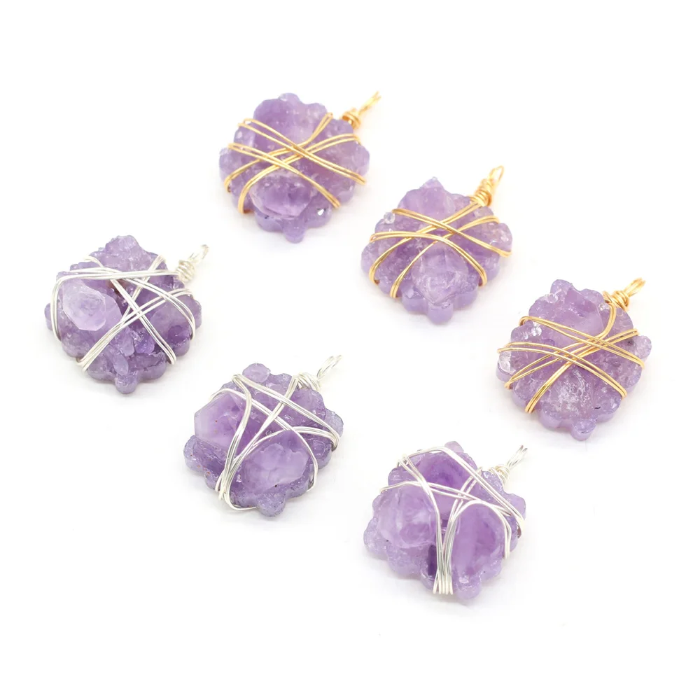 1PC Amethyst Natural Semi-precious Stone Hand-wound Silver Marquise Pendant for Jewelry Making DIY Necklace Accessories Gifts
1PC Amethyst Natural Semi-precious Stone Hand-wound Silver Marquise Pendant for Jewelry Making DIY Necklace Accessories Gifts