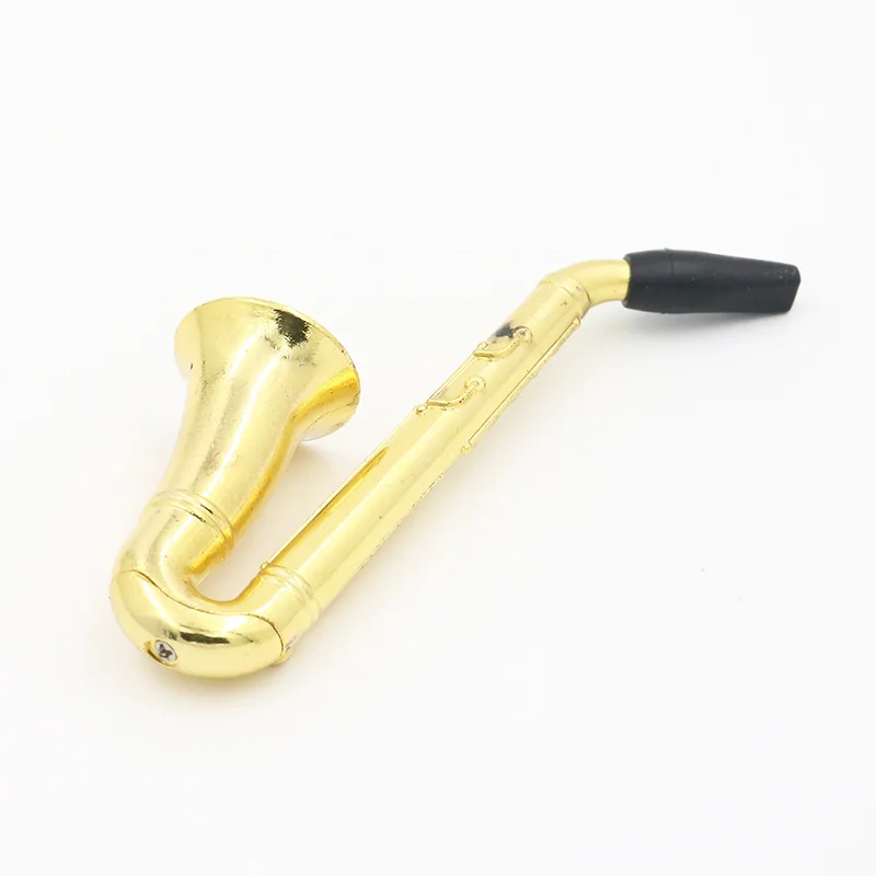 Tobacco Smoking Pipe For Weed Accessories Mini Metal Pipes Smoke Herb Dry Cigarette Saxophone Shape Filter Burner Bowl Wholesale
Tobacco Smoking Pipe For Weed Accessories Mini Metal Pipes Smoke Herb Dry Cigarette Saxophone Shape Filter Burner Bowl Wholesale