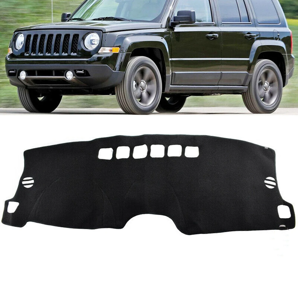 

For Jeep Patriot Compass 2011-2017 Front Dashboard Cover Pad Gauge Car Center Dash Board Heat Proof Mat Sun Carpet Shade Strip