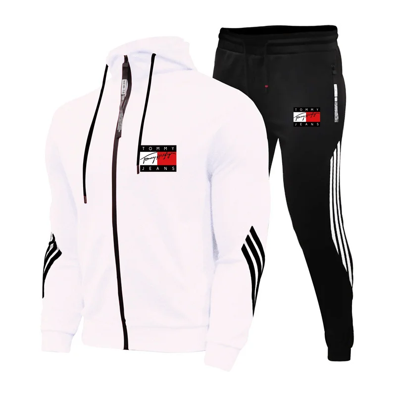 2021 Spring and Autumn Men's Hoodie Two-piece Brand Printed Sports Casual Zip Shirt Set + Sweatpants Jogging Men's Pullover
2021 Spring and Autumn Men's Hoodie Two-piece Brand Printed Sports Casual Zip Shirt Set + Sweatpants Jogging Men's Pullover