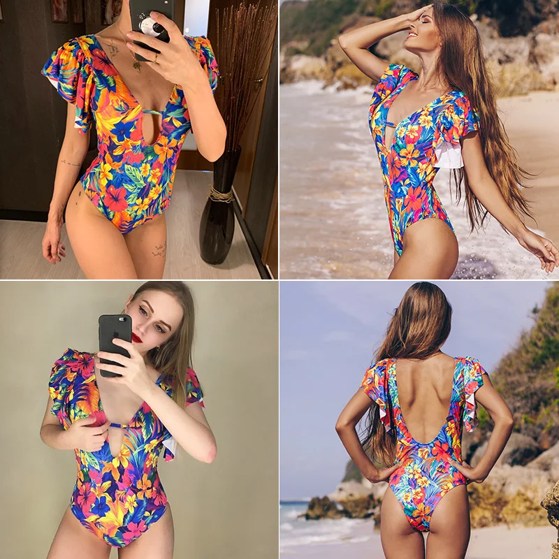 Sexy Off The Shoulder Ruffle One Piece Swimsuit 2021 New Swimwear Women Swimsuit Deep-V Bathing Suits Beach Wear Swim Suit
Sexy Off The Shoulder Ruffle One Piece Swimsuit 2021 New Swimwear Women Swimsuit Deep-V Bathing Suits Beach Wear Swim Suit