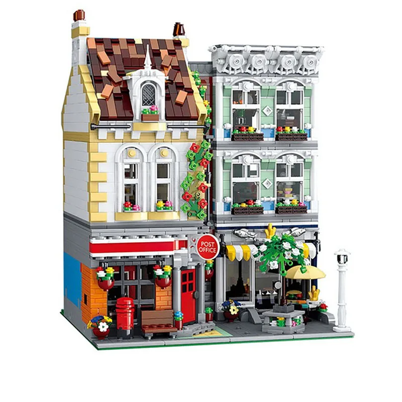 IN STOCK 10198 3716 PCS City Street Series Brick Square Post Office MOC-22101 Building Blocks Toys DIY Education Gifts for Kids
IN STOCK 10198 3716 PCS City Street Series Brick Square Post Office MOC-22101 Building Blocks Toys DIY Education Gifts for Kids