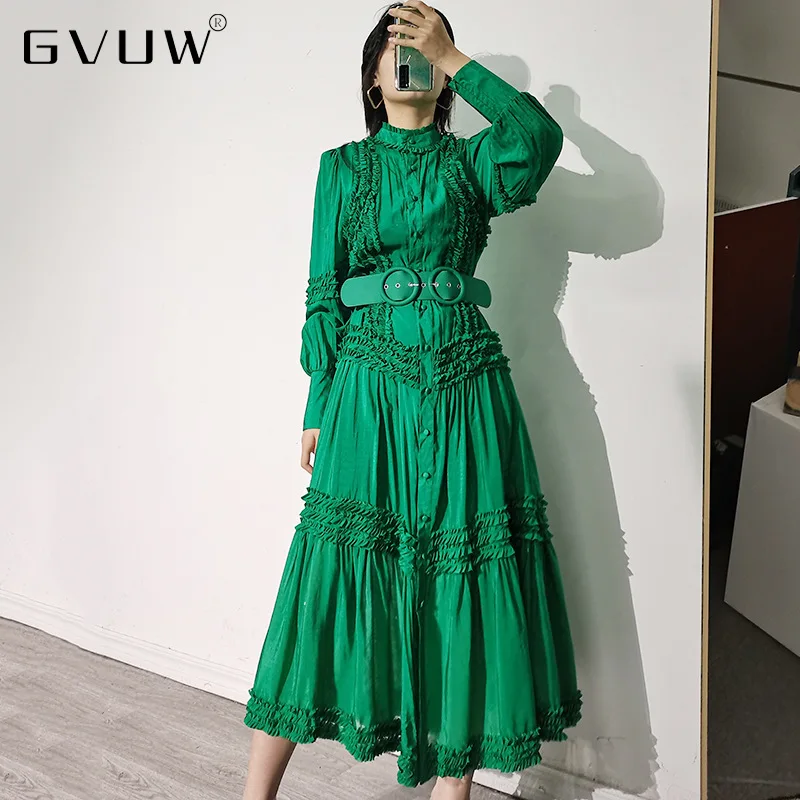 Новинка осени 2021, модное платье GVUW с воротником-стойкой и высокой талией, облегающее однотонное платье-пуловер средней длины с поясом и рука...
Новинка осени 2021, модное платье GVUW с воротником-стойкой и высокой талией, облегающее однотонное платье-пуловер средней длины с поясом и рука...