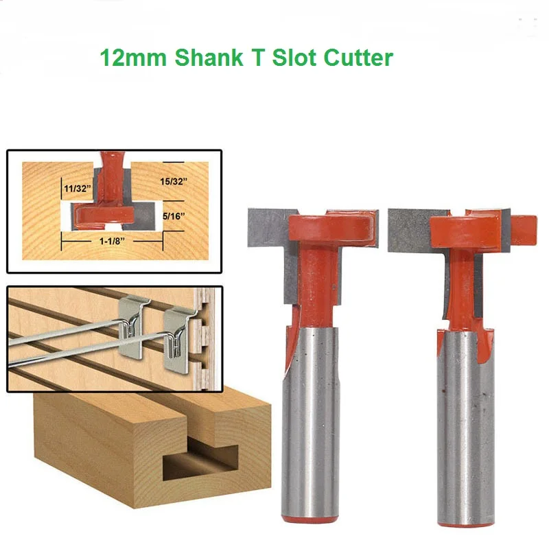12mm Shank T-Slot Milling Straight Edge Slotting Knife Cutter Router Bits Milling Cutting Handle for Wood working
12mm Shank T-Slot Milling Straight Edge Slotting Knife Cutter Router Bits Milling Cutting Handle for Wood working