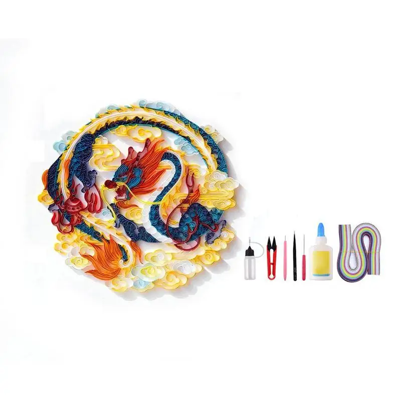 DIY Decorative Craft Tiger Dragon Phoenix Party Surprise Gifts Creative Handmade Filigree Paper Home Gift Scrapbooking Set
DIY Decorative Craft Tiger Dragon Phoenix Party Surprise Gifts Creative Handmade Filigree Paper Home Gift Scrapbooking Set